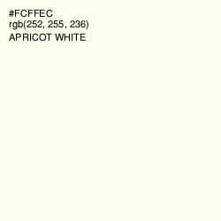 #FCFFEC - Apricot White Color Image